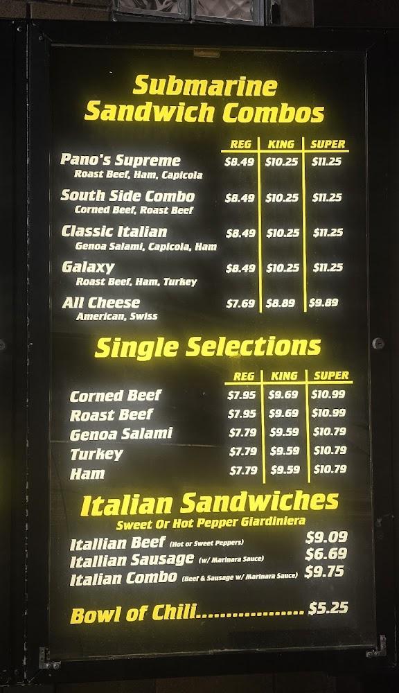 Panos Big Boy Menu image 1