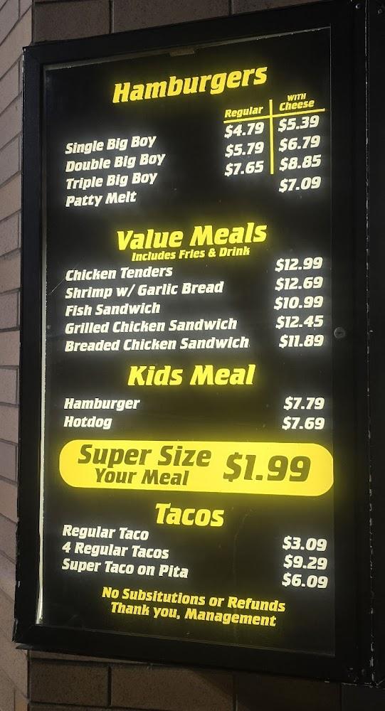 Panos Big Boy Menu image 3